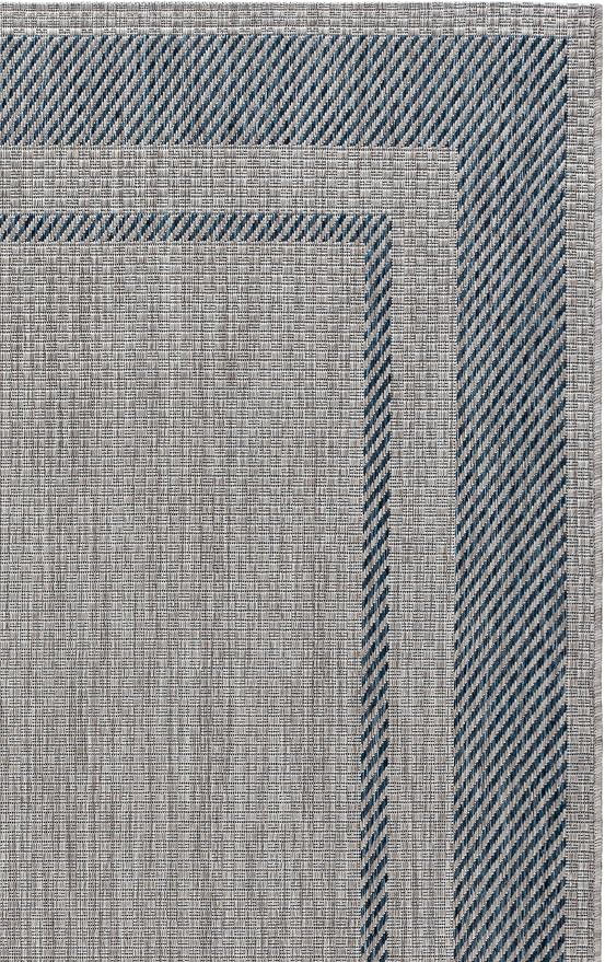 SAFAVIEH Courtyard Accent Rug 2'7"x5', Grey & Navy CY8477-40012