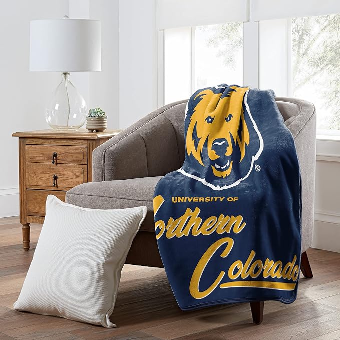 Northwest NCAA Unisex-Adult Raschel Throw Blanket