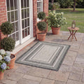 SAFAVIEH Courtyard Outdoor Accent Rug 2'3"x5', Light Grey CY8475-37612