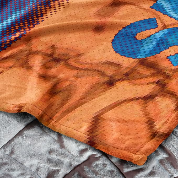 Northwest Jaws Neon Poster Silk Touch Throw Blanket 60x80 inches