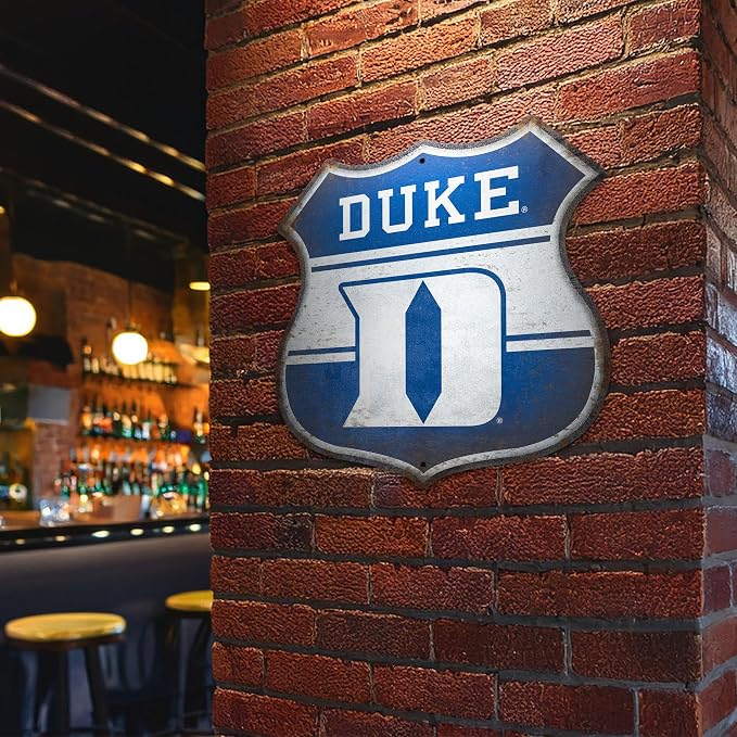 Rico Industries NCAA Rustic 11.5" Metal Route Sign Home Décor/Dorm Room