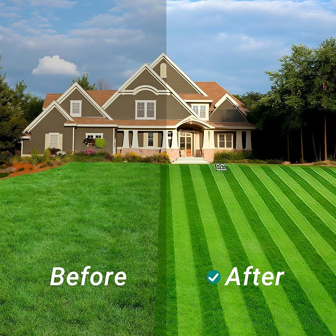 Suchtale Lawn Striping Kit for Push Mowers,Fits Gas or Electric Lawn Mowers | Suitable For 18""-20""Cut Width 0.8""-1""Handle Pipe Lawn Mowers