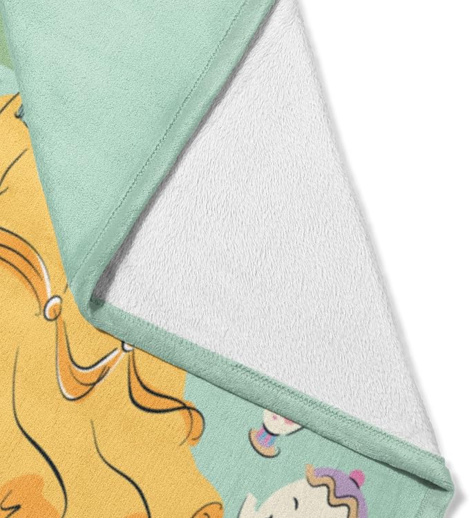 Northwest Disney Princess Silk Touch Throw Blanket, 50" x 60", Fierce Girl