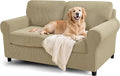 SUBRTEX 5 Pieces Stretch Sofa Slipcover Sets Couch Cover Sets Backrest Cushion Covers Furniture Protector Collection Set for Oversize Sofa Loveseat Chair Slip Covers(Medium, New Kahki)