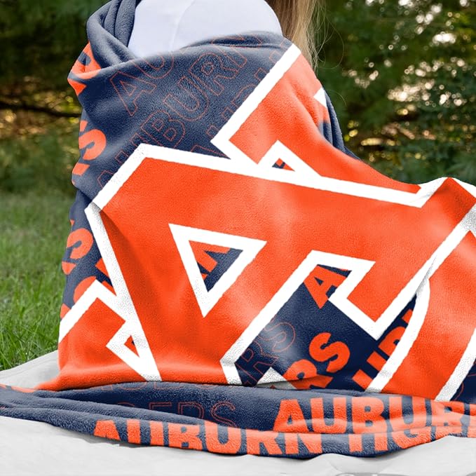 Logo Brands NCAA Classic Fleece Throw Blanket -50” x 60” Ultra-Soft Game Day Blanket with Bold Team Colors & Logo – Cozy College Team Bedding for Fans & Alumni