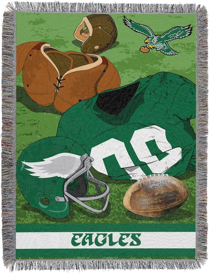 Northwest NFL Woven Tapestry Wall Hanging, 48 x 60 Inches, Officially Licensed, Decorative Fringes