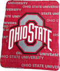 Logo Brands NCAA Classic Fleece Throw Blanket -50” x 60” Ultra-Soft Game Day Blanket with Bold Team Colors & Logo – Cozy College Team Bedding for Fans & Alumni