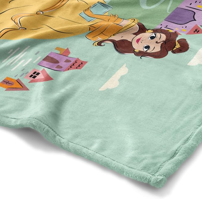 Northwest Disney Princess Silk Touch Throw Blanket, 50" x 60", Fierce Girl