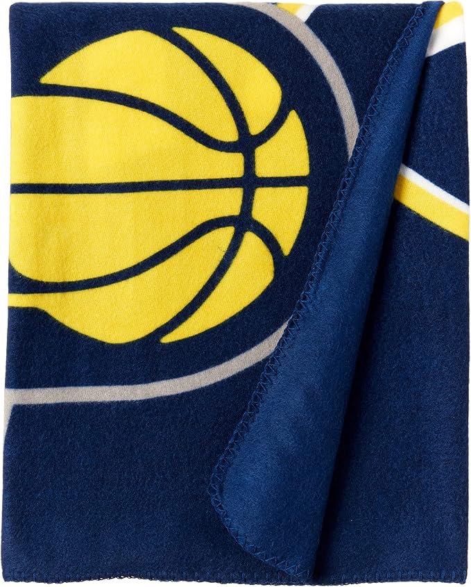 Northwest NBA Indiana Pacers Unisex-Adult Fleece Throw Blanket, 50" x 60", Campaign