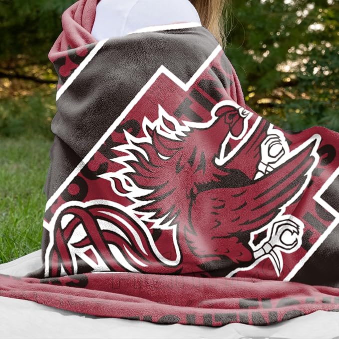 Logo Brands NCAA Classic Fleece Throw Blanket -50” x 60” Ultra-Soft Game Day Blanket with Bold Team Colors & Logo – Cozy College Team Bedding for Fans & Alumni