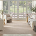 Nourison Home Courtyard Jute Ivory 9' x 12' Area Rug - Easy Clean, Non Shedding, Bed Room, Living Room, Dining Room, Kitchen (9' x 12')