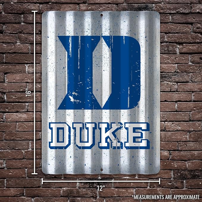Rico Industries NCAA 12" X 16" Tin Metal Roof Sign