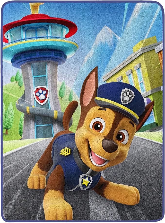 Northwest Paw Patrol Micro Raschel Throw Blanket, 46" x 60", Chase Your Dreams