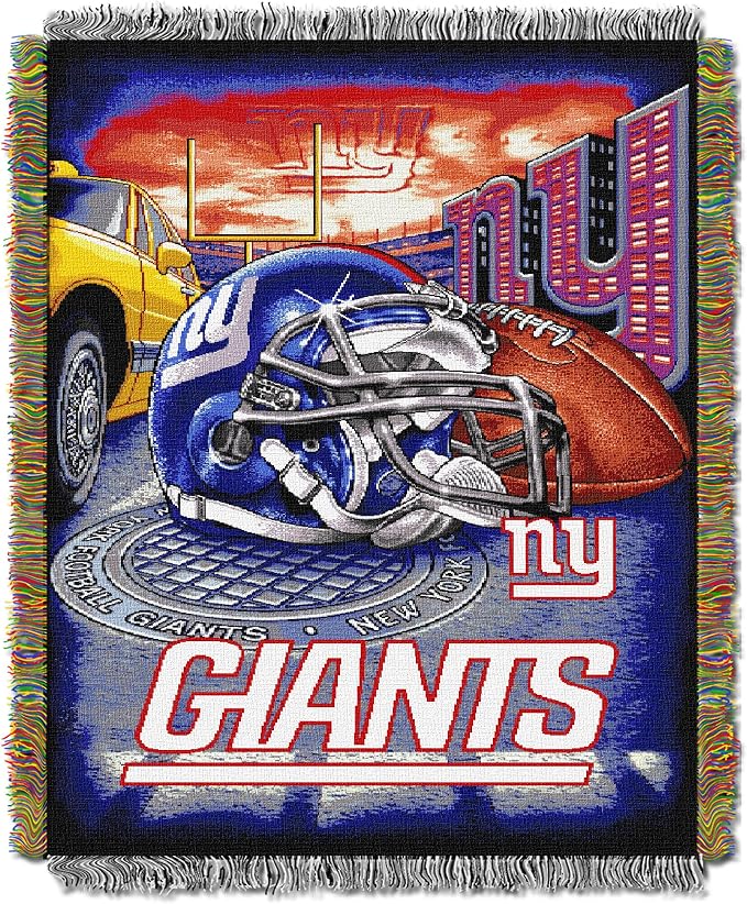 Northwest NFL Woven Tapestry Wall Hanging, 48 x 60 Inches, Officially Licensed, Decorative Fringes