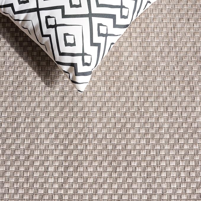 SAFAVIEH Courtyard Area Rug 8x10, Large Grey & Brown CY8475-36312