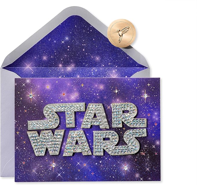 Papyrus Star Wars Birthday Card (May the Force Be With You)