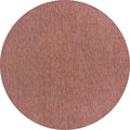 Unique Loom Collection Casual Transitional Solid Heathered Indoor/Outdoor Flatweave Area Rug (10' 8" Round, Rust Red/Beige)