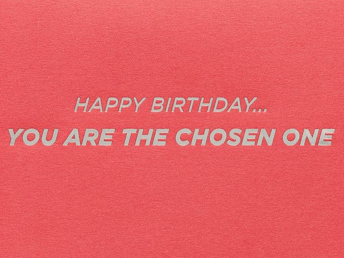 Papyrus Star Wars Birthday Card (You Are The Chosen One)