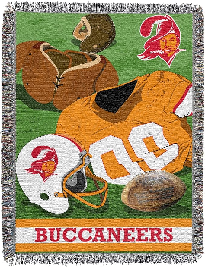 Northwest NFL Woven Tapestry Wall Hanging, 48 x 60 Inches, Officially Licensed, Decorative Fringes