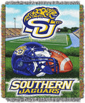 Officially Licensed NCAA "Home Field Advantage" Woven Tapestry Throw Blanket, 48" x 60", Multi Color