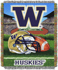 Officially Licensed NCAA "Home Field Advantage" Woven Tapestry Throw Blanket, 48" x 60", Multi Color