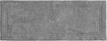 Nautica - Runner Rug, Soft & Absorbent Tufted Cotton Bath Rug with Skid-Resistant Backing, Oeko-Tex Certified (Peniston Dark Grey, 60" x 22")