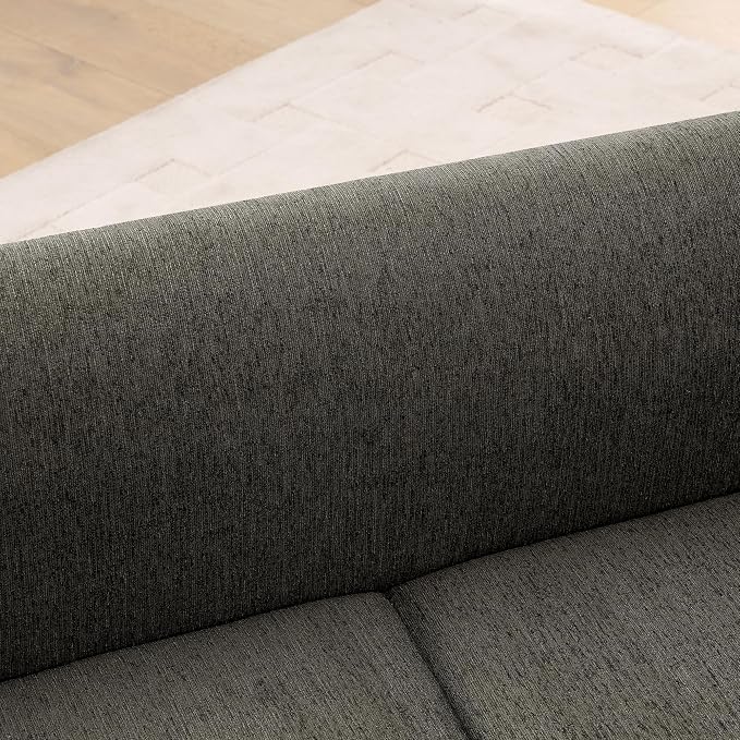 56.5" Dog Sofa Couch for Medium and Large Dogs with Backrest and Armrest, Memory Foam Dog Sofa Bed, Modern Elevated Pet Couch Bed with Legs for Dogs, Dark Grey