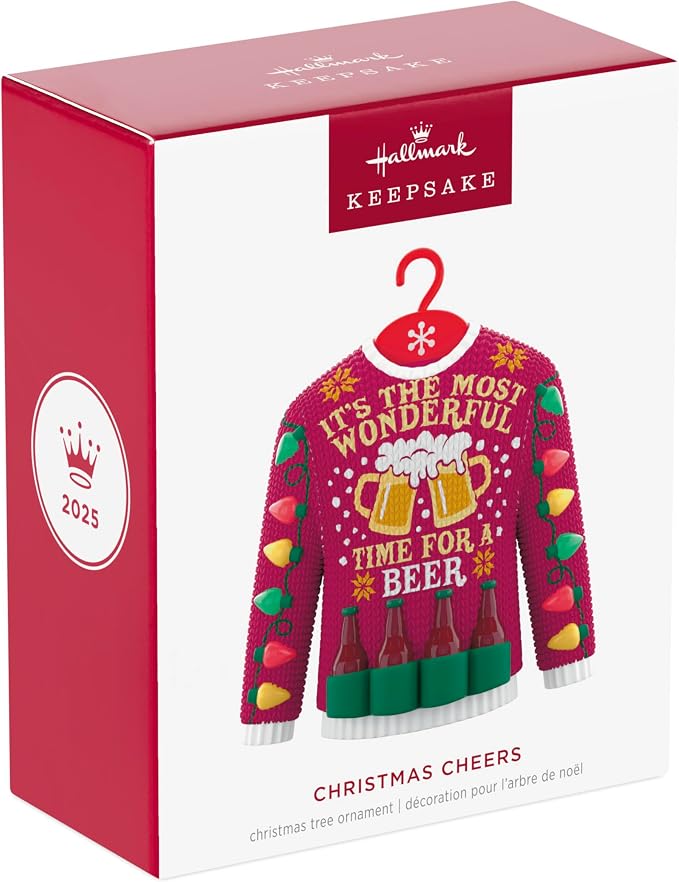 Hallmark Keepsake Christmas Ornament, Christmas Cheers, Funny Gifts