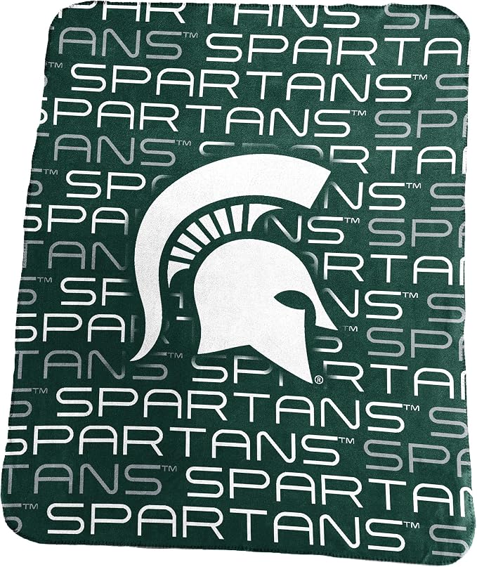 Logo Brands NCAA Classic Fleece Throw Blanket -50” x 60” Ultra-Soft Game Day Blanket with Bold Team Colors & Logo – Cozy College Team Bedding for Fans & Alumni