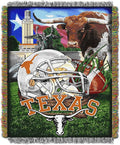 Officially Licensed NCAA "Home Field Advantage" Woven Tapestry Throw Blanket, 48" x 60", Multi Color