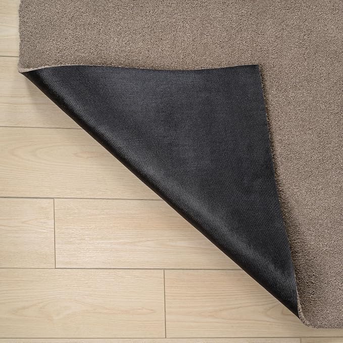 JONATHAN Y Peater Classic Casual Commercial Natural Coir Taupe 3 ft. x 4 ft. Doormat for Entrance, Front Door, Entryway CHG100C-34