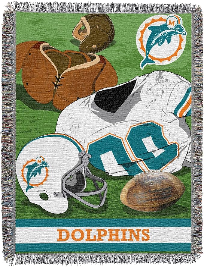 Northwest NFL Woven Tapestry Wall Hanging, 48 x 60 Inches, Officially Licensed, Decorative Fringes