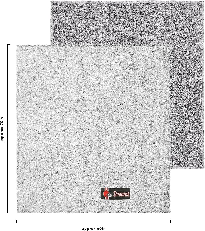 FOCO NFL Team Color Big Logo Cloud Sherpa Blanket 60" x 70"