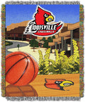 Officially Licensed NCAA "Home Field Advantage" Woven Tapestry Throw Blanket, 48" x 60", Multi Color