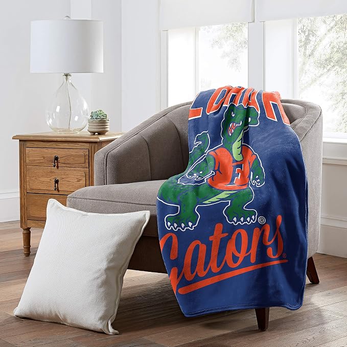 Northwest NCAA Unisex-Adult Raschel Throw Blanket