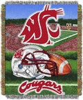Officially Licensed NCAA "Home Field Advantage" Woven Tapestry Throw Blanket, 48" x 60", Multi Color