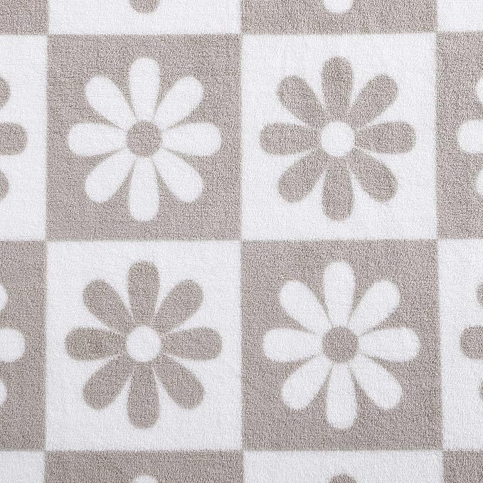 Betsey Johnson - Blanket, Buttery-Soft Throw Blanket for Couch or Bed, Boldly Plush & Oversized Bedding (Daisy Check White, 50" x 70")