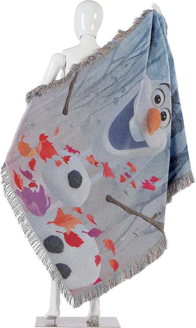 Northwest Frozen Woven Tapestry Throw Blanket, 48" x 60", In The Leaves