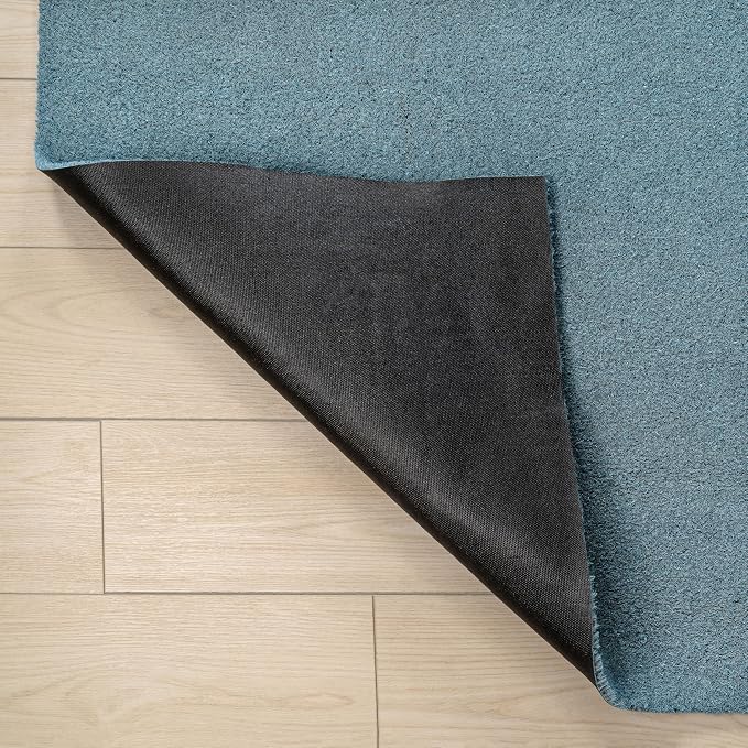 JONATHAN Y Peater Classic Casual Commercial Natural Coir Coastal Blue 2 ft. x 8 ft. Doormat for Entrance, Front Door, Entryway CHG100D-28