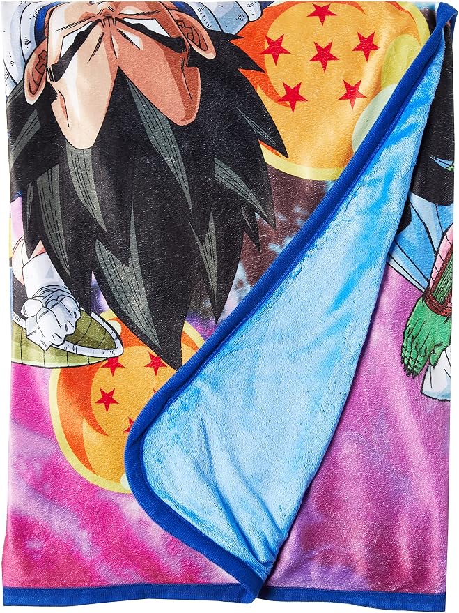Dragon Ball Z GE-57756 Group Galaxy Polyester Throw Blanket, 46 x 60"