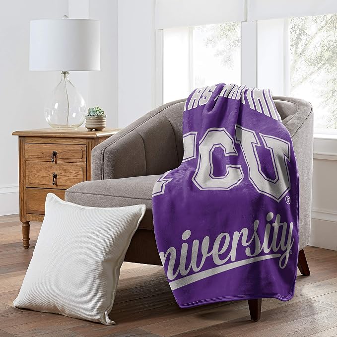 Northwest NCAA Unisex-Adult Raschel Throw Blanket